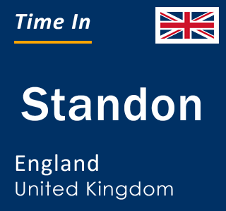 Current local time in Standon, England, United Kingdom