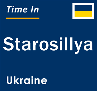 Current local time in Starosillya, Ukraine