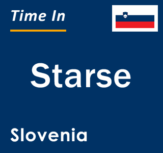 Current local time in Starse, Slovenia