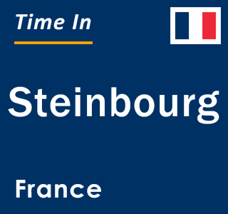 Current local time in Steinbourg, France