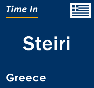 Current local time in Steiri, Greece