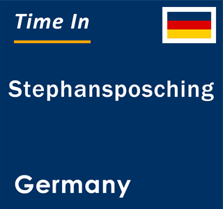Current local time in Stephansposching, Germany