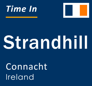 Current local time in Strandhill, Connacht, Ireland