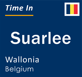Current local time in Suarlee, Wallonia, Belgium