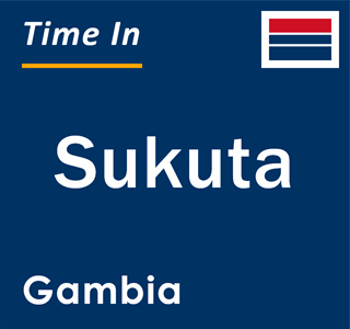 Current local time in Sukuta, Gambia