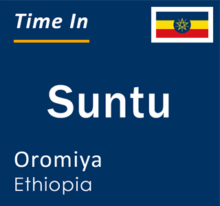 Current local time in Suntu, Oromiya, Ethiopia