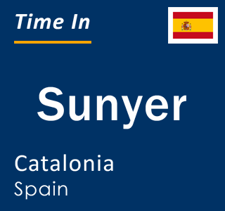Current local time in Sunyer, Catalonia, Spain