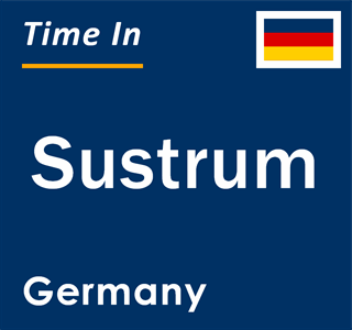 Current local time in Sustrum, Germany