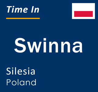 Current local time in Swinna, Silesia, Poland