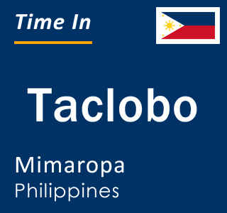 Current local time in Taclobo, Mimaropa, Philippines
