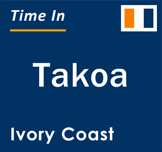 Current local time in Takoa, Ivory Coast