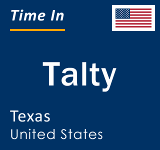 Current local time in Talty, Texas, United States