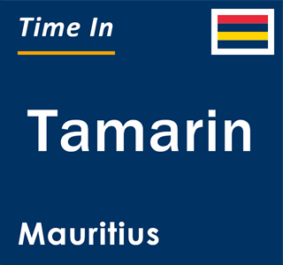 Current local time in Tamarin, Mauritius