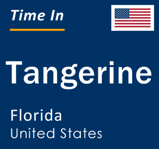 Current local time in Tangerine, Florida, United States