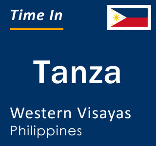 Current local time in Tanza, Western Visayas, Philippines