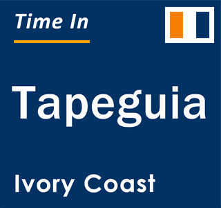Current local time in Tapeguia, Ivory Coast