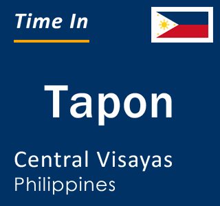 Current local time in Tapon, Central Visayas, Philippines