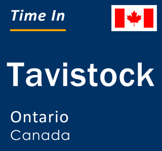 Current local time in Tavistock, Ontario, Canada