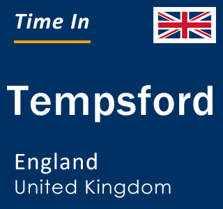 Current local time in Tempsford, England, United Kingdom