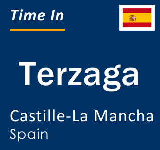 Current local time in Terzaga, Castille-La Mancha, Spain
