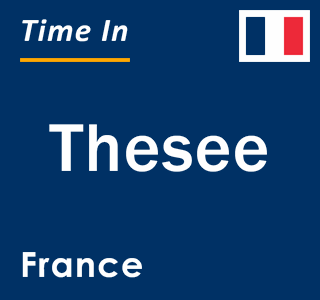 Current local time in Thesee, France
