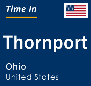 Current local time in Thornport, Ohio, United States