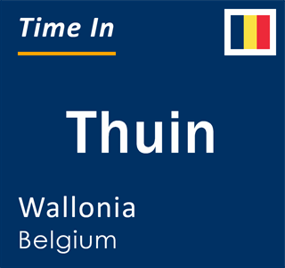 Current local time in Thuin, Wallonia, Belgium