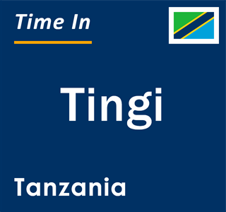 Current local time in Tingi, Tanzania