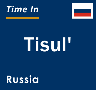 Current local time in Tisul', Russia