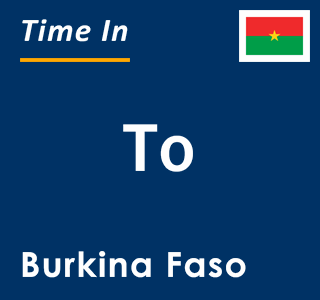 Current local time in To, Burkina Faso