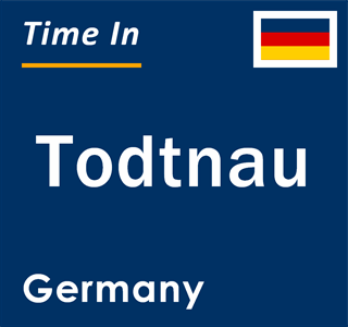 Current local time in Todtnau, Germany