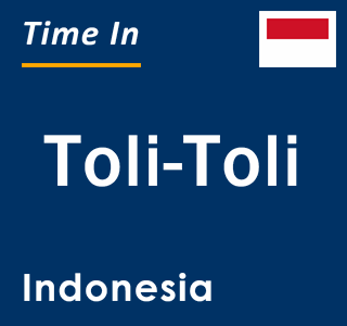 Current local time in Toli-Toli, Indonesia