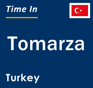 Current local time in Tomarza, Turkey