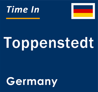 Current local time in Toppenstedt, Germany