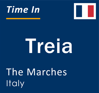 Current local time in Treia, The Marches, Italy