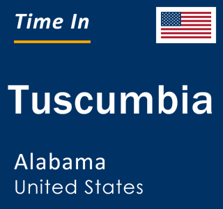 Current local time in Tuscumbia, Alabama, United States