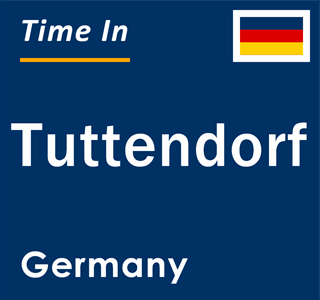 Current local time in Tuttendorf, Germany
