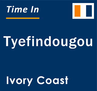 Current local time in Tyefindougou, Ivory Coast