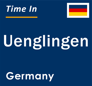 Current local time in Uenglingen, Germany