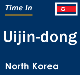 Current local time in Uijin-dong, North Korea