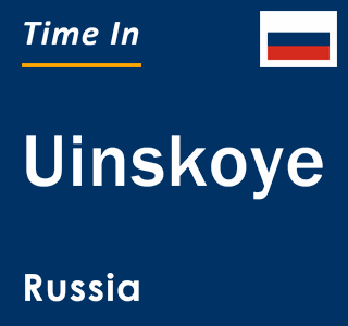 Current local time in Uinskoye, Russia