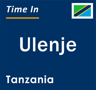Current local time in Ulenje, Tanzania