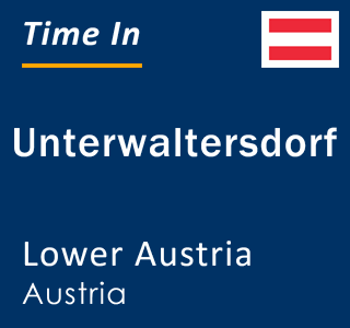 Current local time in Unterwaltersdorf, Lower Austria, Austria
