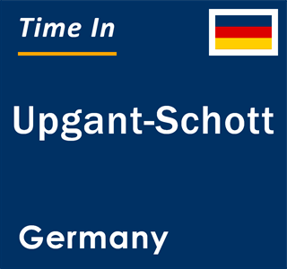 Current local time in Upgant-Schott, Germany