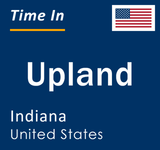 Current local time in Upland, Indiana, United States