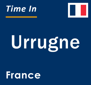 Current local time in Urrugne, France
