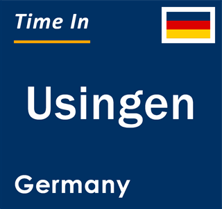 Current local time in Usingen, Germany
