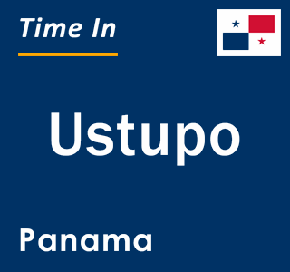 Current local time in Ustupo, Panama