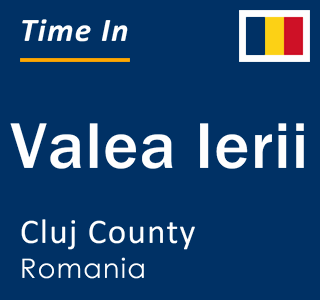 Current local time in Valea Ierii, Cluj County, Romania