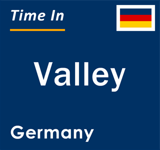 Current local time in Valley, Germany